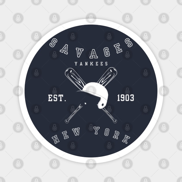 Yankees Savages Magnet by Alexander S.